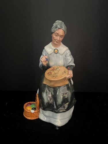 Royal Doulton Figurine - EMBROIDERING, HN2855, 8" TALL