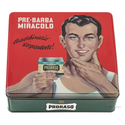 PRORASO SET GINO VINTAGE COLLECTION SAPONE PRE BARBA DOPOBARBA AFTER SHAVE - Foto 4 di 10