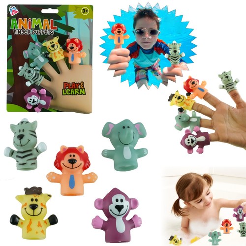 5,5 cm Animali Dito Pupazzi Fidget Compleanno Pasqua Senza BPA PVC Giocattolo Bambini Regalo - Foto 2 di 37