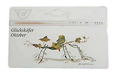 Telefonwertkarte Glückskäfer ''Oktober''