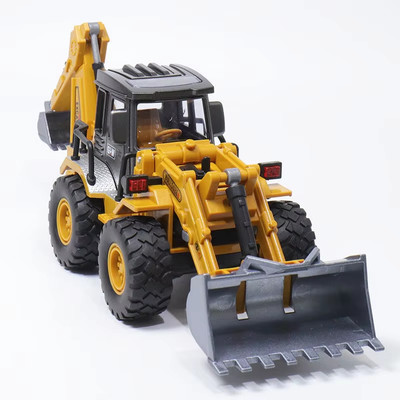 Engineering Druckguss Trägheitsfahrspielzeug für Jungen Legierung Traktor Bagger Bulld