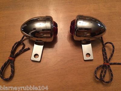 Harley-Davidson GUIDE DH-49 P-H7 Bullet Lights Flathead