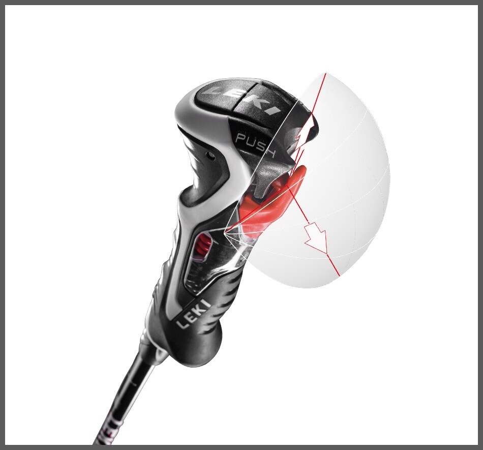 LEKI Carbon 14 3D Ski Sticks 65067901 Alpine Poles - Fixed Length