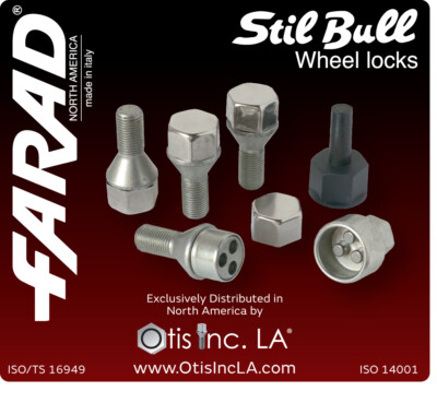 Farad Still-Bull Wheel Lock Bolts for Mercedes W126, W107 S-Class and SL Class