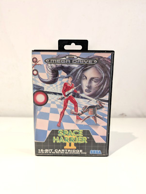 Space Harrier 2 Sega Megadrive Spiel. Verpackt und komplett mit Handbuch