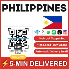 [eSIM] Philippines esim Data Travel trip tarjeta Esim card Unlimited esim card🛜