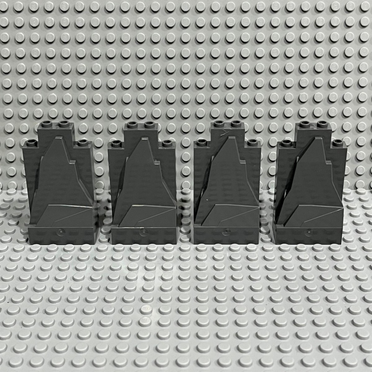バリーボンズセット LEGO 47847 54782 Dark Bluish Gray Rock Panel 2x4x6 Castle Wall