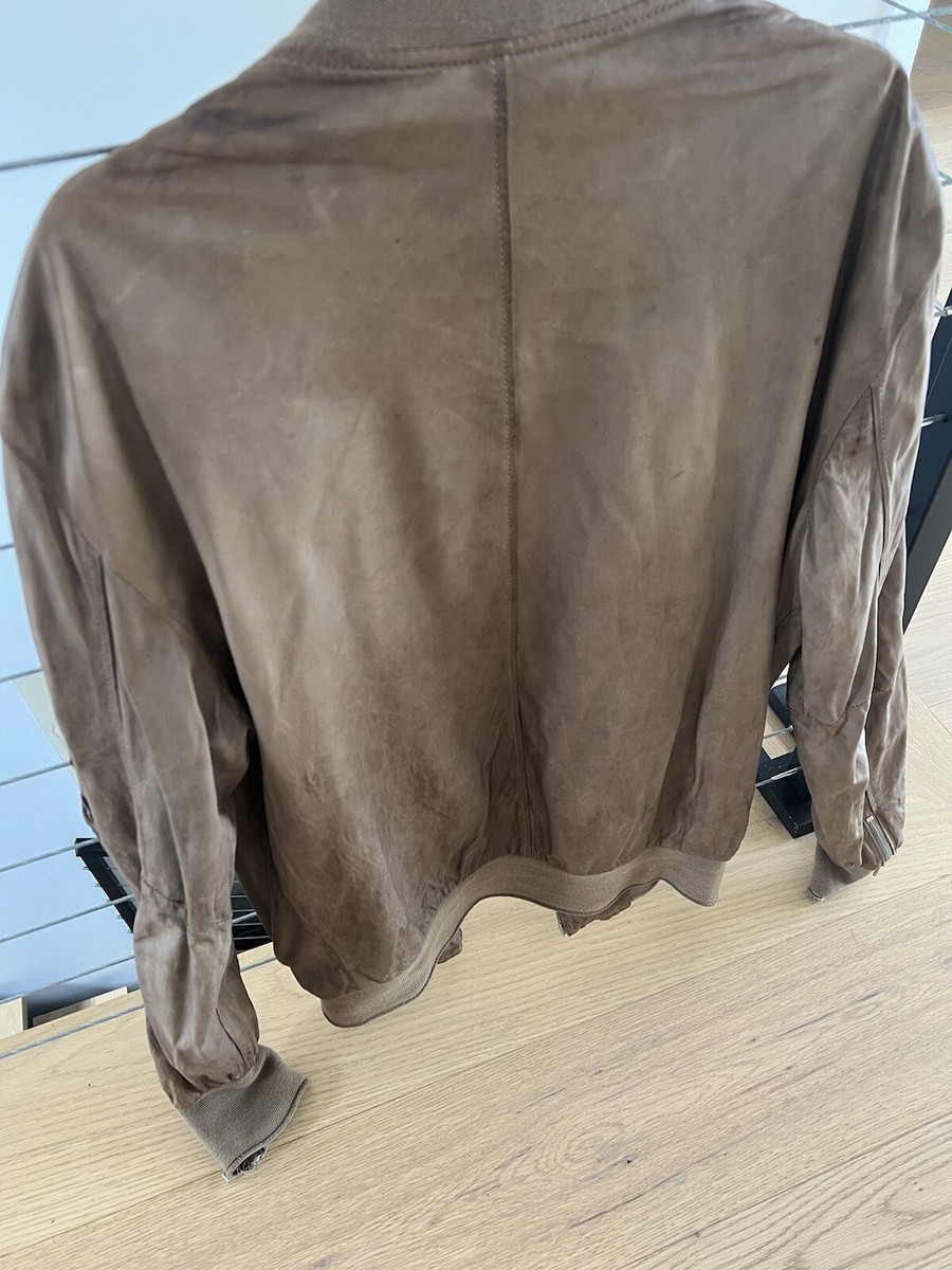 giorgio brato leather bomber jacket size 52 New with tags | eBay