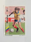 1993 Upper Deck World Cup 94 Preview #61 Andres Escobar English/German Colombia