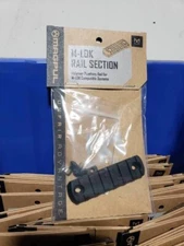 MAGPUL M-LOK Picatinny Rail Section 7 Slot Black Polymer with screws/t-nuts