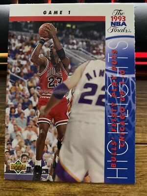 1992-93 NBA Finals Highlights Upper Deck #198 Michael Jordan