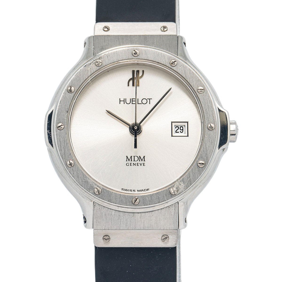 Hublot MDM Classic 1393.1 Stainless Steel Silver Dial Quartz
