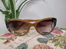 Women's Tan Cat Eye Sunglasses