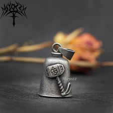 Motorcycle Biker Bell Hanger Luck Gremlin Ride Gift For Men& FREE Bell Hanger