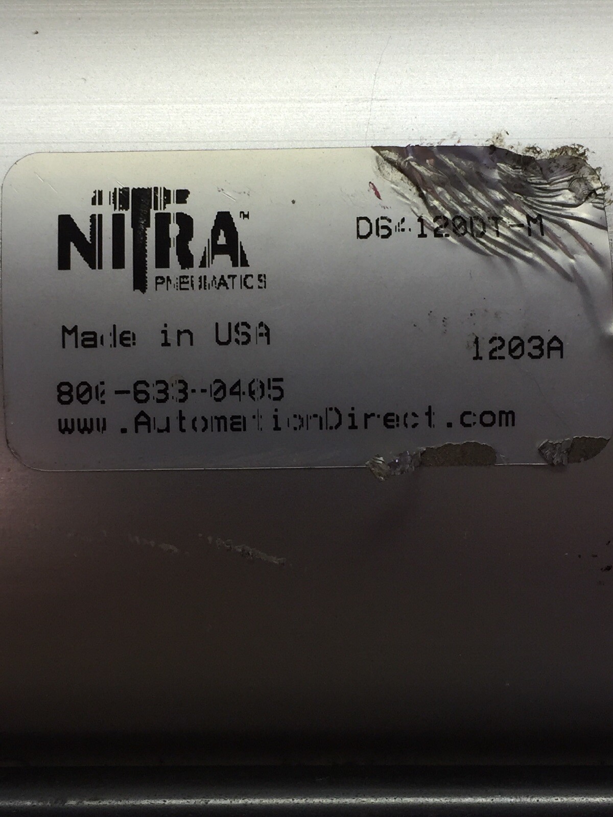 Nitra Pneumatics D64120DT-M 1203A Fast Shipping! | eBay