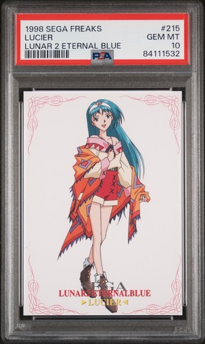1998 Sega Freaks Lunar 2 Eternal Blue Lucier #215 PSA 10 | POP 1