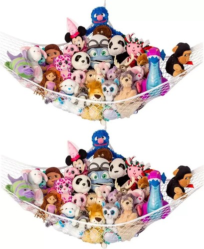 Lilly'S Love Stuffed Animal Hammock, 2 Pack | Corner Hanging Organizer, Toy