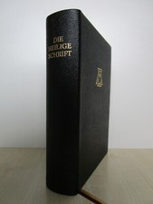 LUTHER Bibel Heilige Schrift 21cm, Leder, Gol...