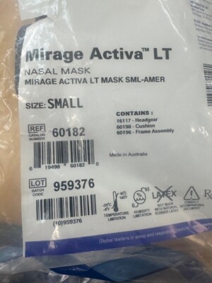 ResMed Mirage Activa LT Sz Small 