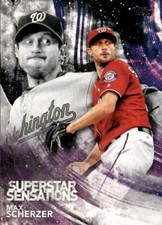 2018 Topps Max Scherzer #SSS-25 Superstar Sensations Washington Nationals 10E