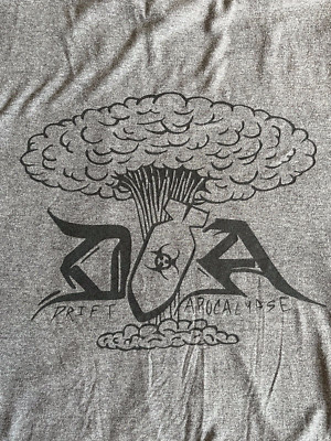 Drift Apocalypse racing t-shirt Drifting cars club gray 2XL XXL