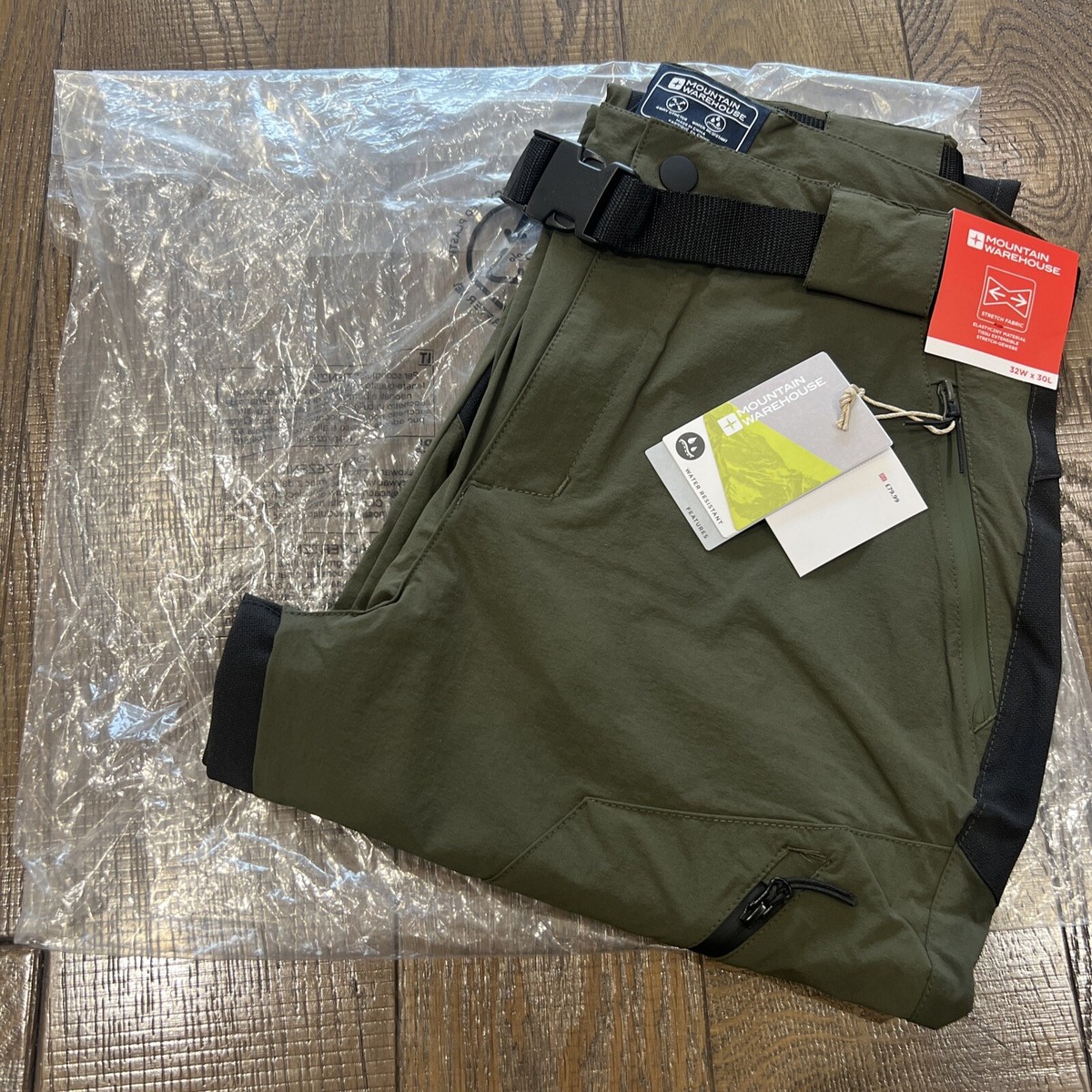 Mountain Warehouse Mens Forest Trekking Trouser Stretch Waterproof