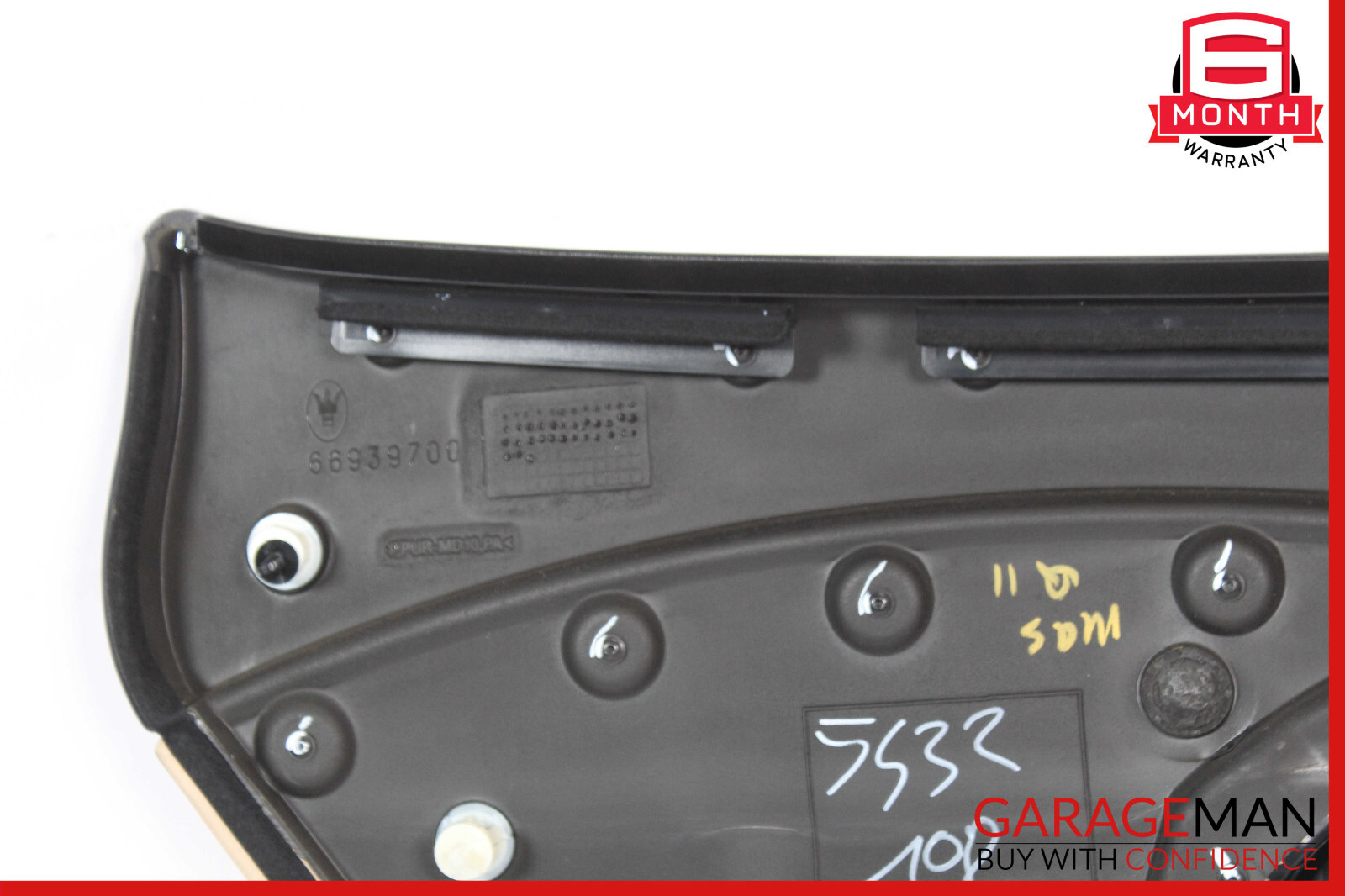 03-13 Maserati Quattroporte M139 Rear Right Side Interior Door Panel OEM