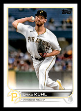 2022 Topps Chad Kuhl  Pittsburgh Pirates #601 Centered Mint