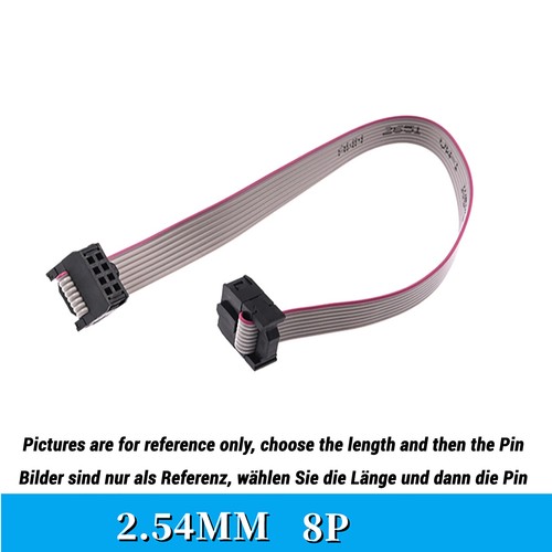 IDC Header Jumper Connector,2.54 pitch,6-64 Pin,10CM-5M flat ribbon cable,Female - Picture 7 of 21