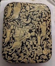 SCATOLA DI IN LATTA -TIN BOX-HELLER -SCENE DI CACCIA -Collezioni Artistiche FISA