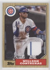 2022 Topps Series 1 1987 Topps Baseball Relics Willson Contreras #87R-WC 0bt4