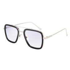 Iron Man Tony Stark Sunglasses Retro Square SunglassesTrendy Downeyer Gradien...