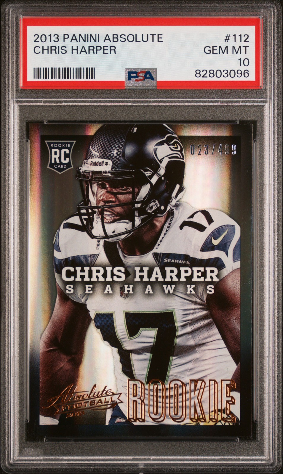 Chris Harper Panini Absolute #112 Base