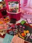 Huge Lot Of Vintage Barbie Accessories!  Kitchen Set, Bath Set, Horse And More!