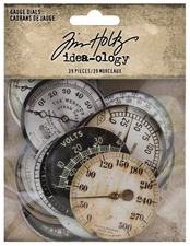 Idea-Ology Gauge Dials 39/Pkg