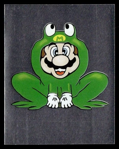 1992 Merlin Nintendo Sticker Album Foil Sticker #146 Frog Mario