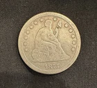 1875 Seated Liberty  Quarter Dollar 90% silver