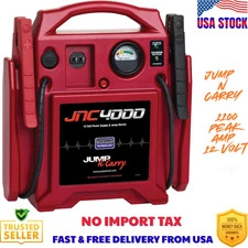 Clore Automotive Jump-N-Carry JNC4000 1100 Peak Amp 12V Jump Starter