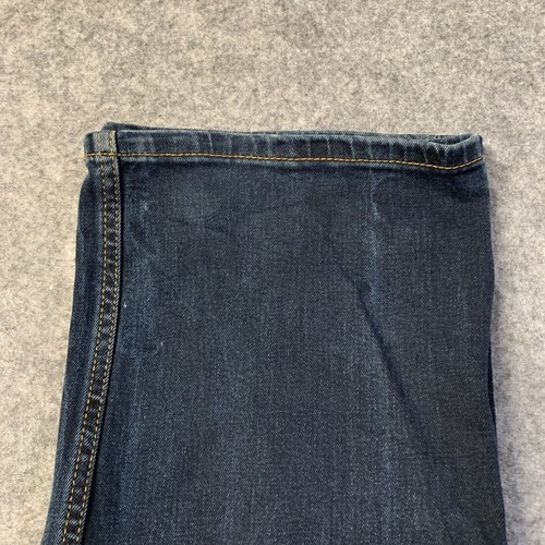 Levis 514 Jeans Mens 36x34 Blue Dark Wash Straight Stretch - Picture 4 of 22