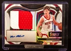 Reed Sheppard 2024 Panini Select White Prizm Jumbo Rookie RC Patch Auto /49