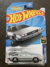 🔥RARE Hot Wheels Back to the Future Time Machine Hover Mode  #60 HW Screen RARE