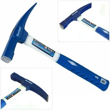 Brick Hammer 24oz (680g) Fibreglass Shaft Rubber Grip Handle Lifetime Warranty