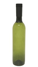 Plastic Wine Bottle Screw Cap, Green, 750ml