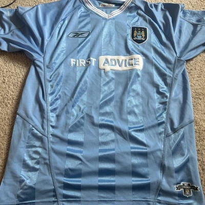 Reebok Manchester City International Club Soccer Fan Jerseys for