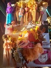 Lg Lot Vintage Barbie Dolls Misc Mattel Nude Plus Box Of Clothes Free Shipping