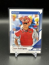 2024 Panini Donruss Ivan Rodriguez #35 Texas Rangers MLB Baseball