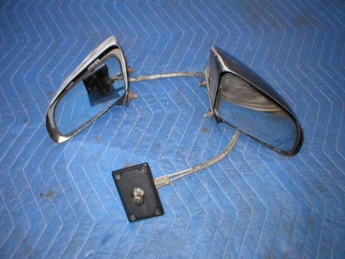 1982-92 Camaro Firebird Side View NON Power mirrors PAIR Left & Right GM BLACK?