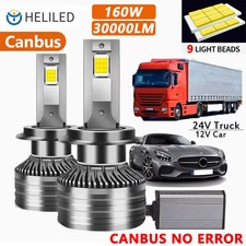 H7 LED H4 LED Canbus Bulb Headlight 160W 30000LM H11 HB4 9006 HB3 9005 For Truck