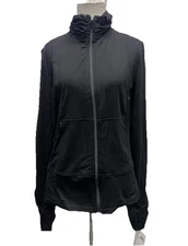 Mondor Supplex Women’s Size L Zip Front Ruched Scuba Figure Skating Jacket NWT