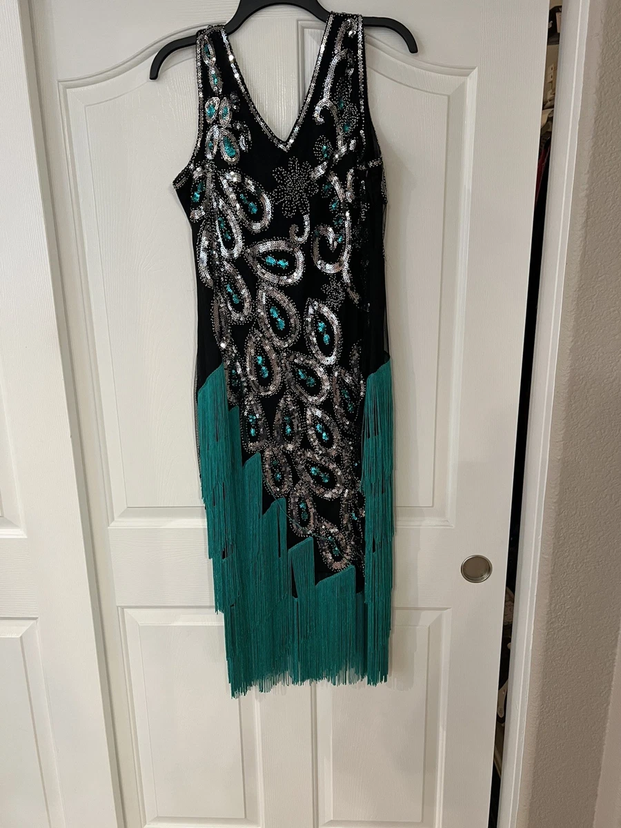 emerald green flapper dress Costumes for sale Ball Party